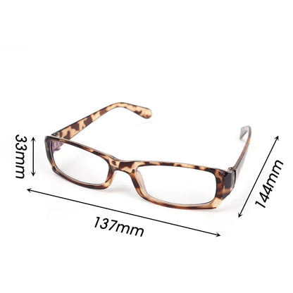 Japanese Korean Retro Square Glasses – Harajuku Clear Frame Eyewear with Blue Light Blocking