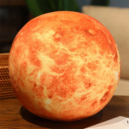 Simulation Solar System Planet Plush Toys – Earth, Moon, Sun & Mars Soft Sphere Pillows (17cm/27cm) Room Decor & Birthday Gifts