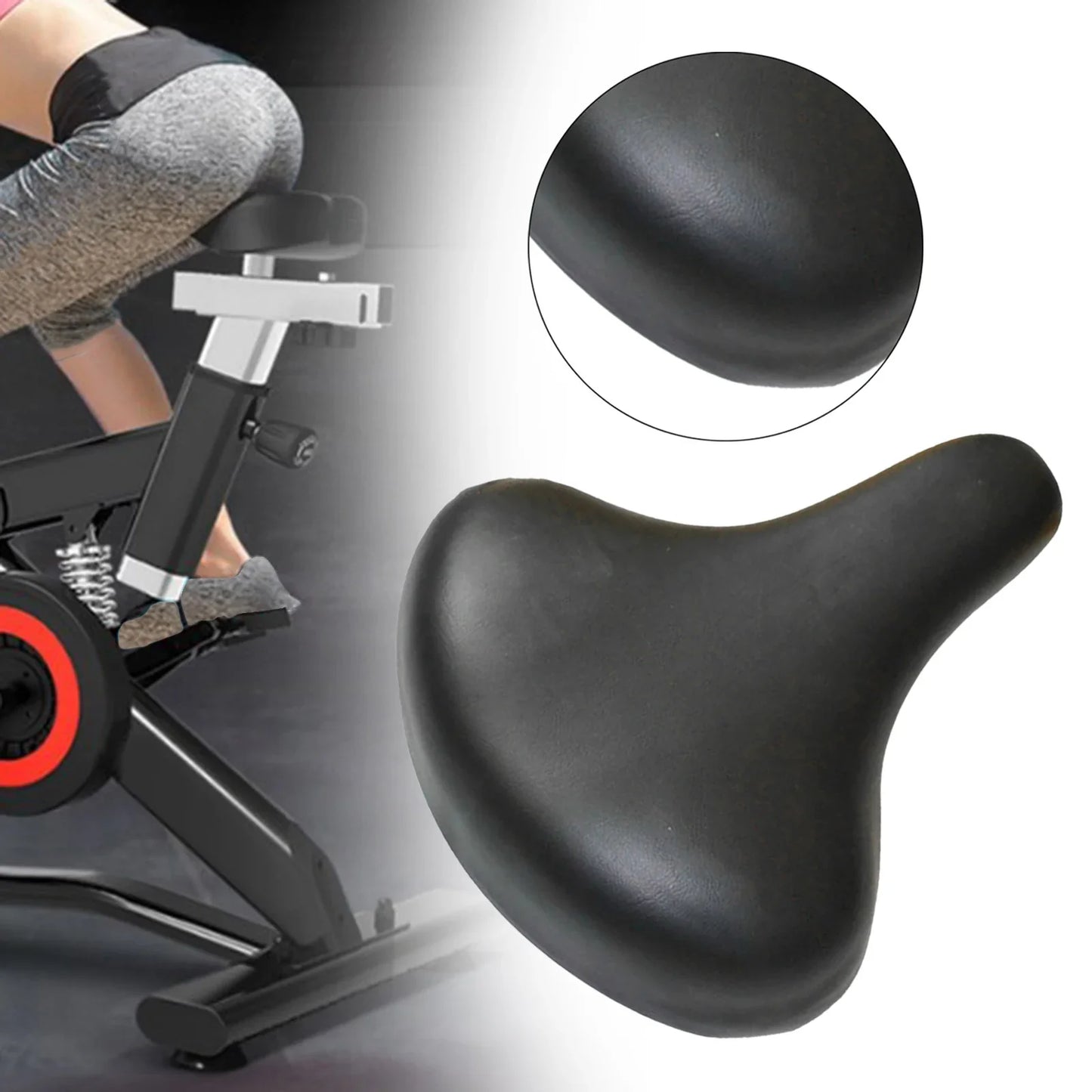 MTB Mountain & Road Bike Saddle – Comfortable Anti-Slip Cushion for Stationary Cycling