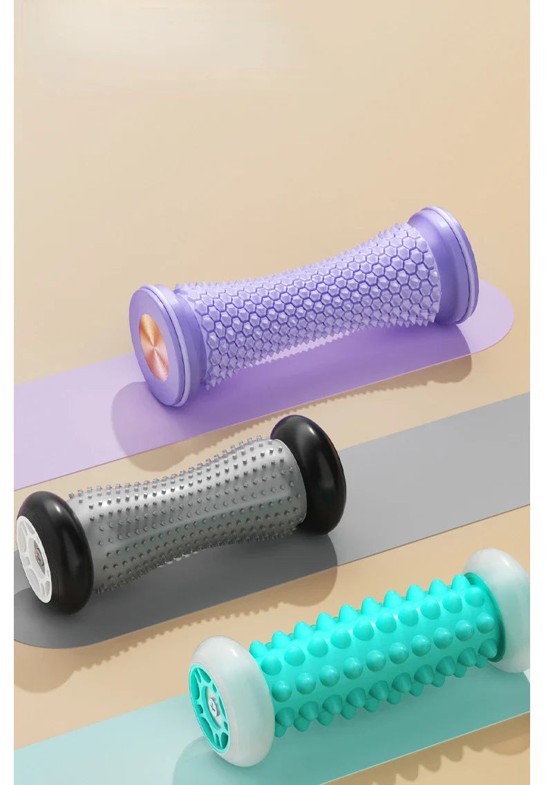 Foot Massage Roller & Yoga Massage Ball – Plantar Fascia & Muscle Relaxation Manual Foot Massager