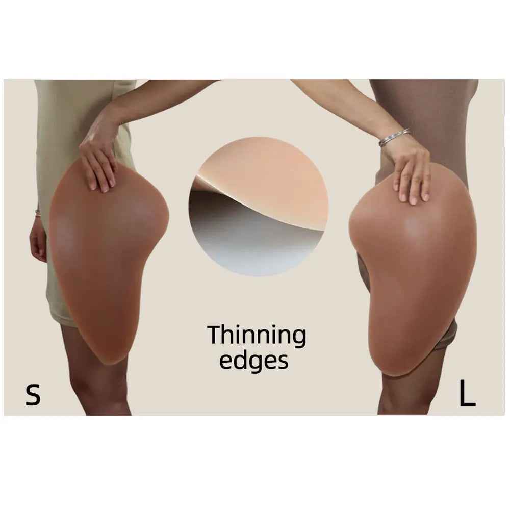 Women’s Silicone Hip & Butt Enhancer Pads – Soft Invisible Butt Lifting Inserts for Shapewear & Curvy Body Contouring