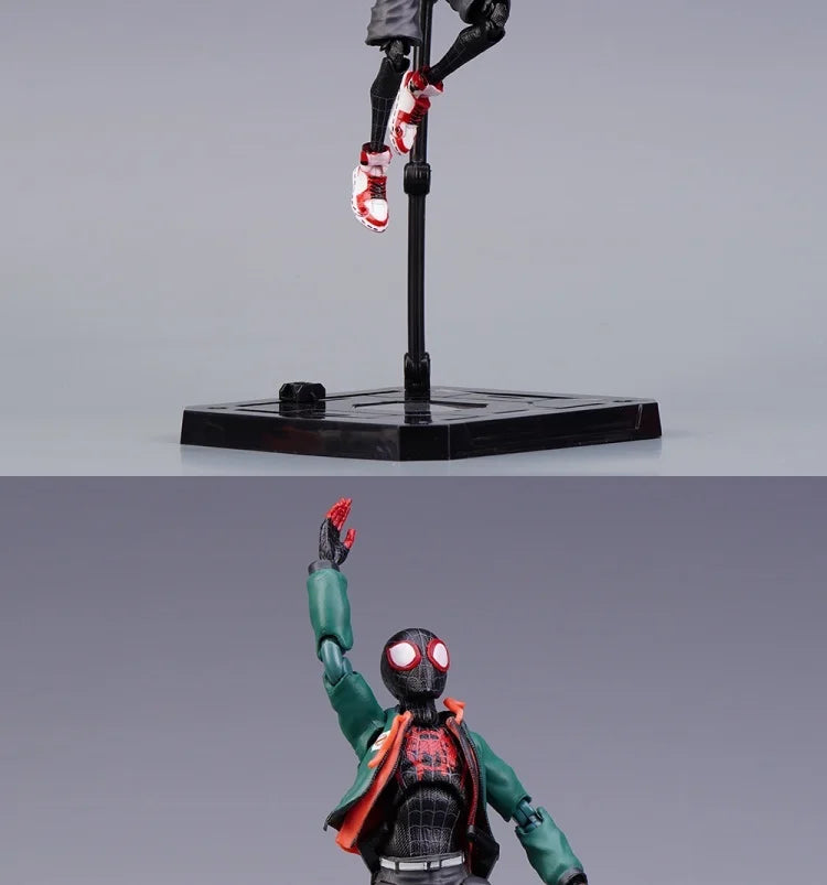 Miles Morales Spider-Man Action Figure — Into the Spider-Verse Collectible Toy for Kids Gift