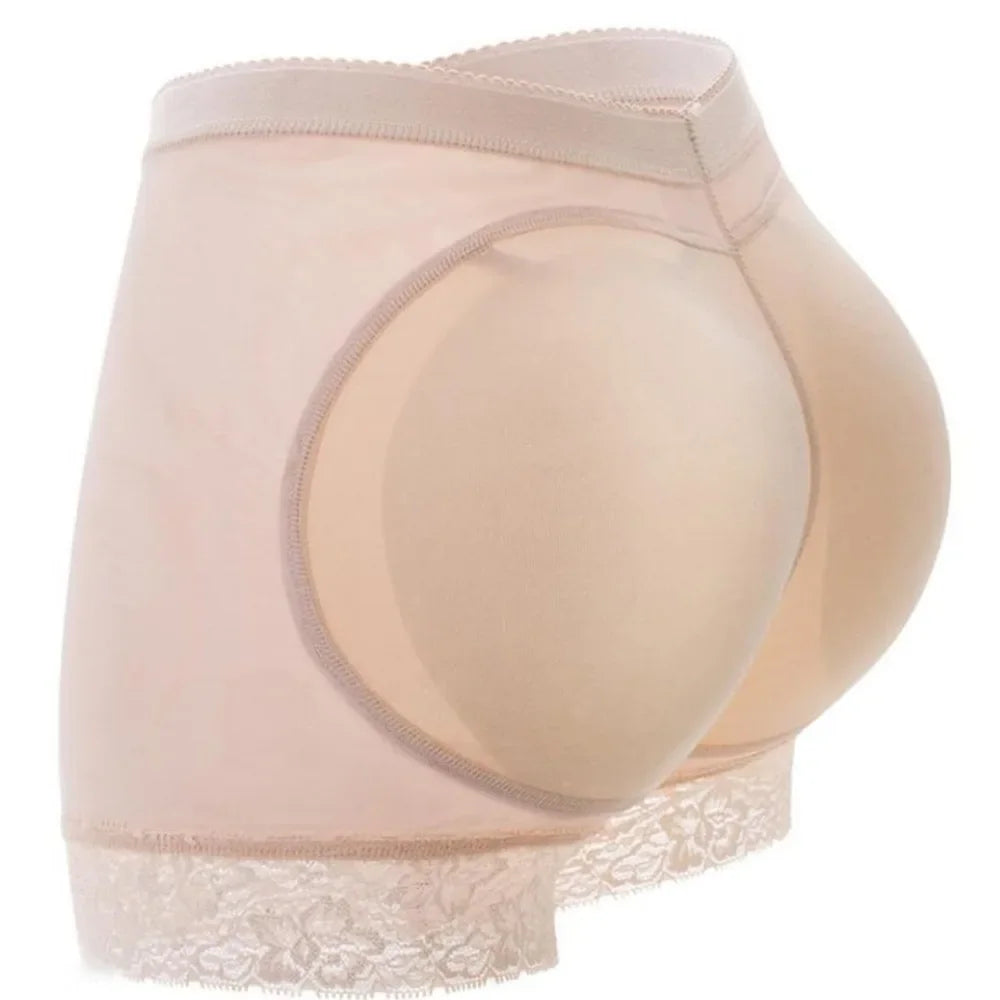 Women's Soft Breathable Butt Lifter Panties – High-Waist Push-Up Padded Cotton Underwear