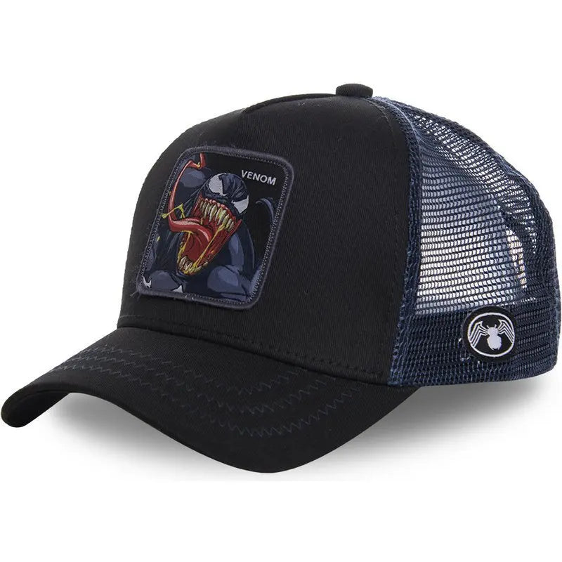 Marvel Superhero Baseball Cap – Spider-Man, Iron Man, Hulk, Captain America, Venom & Rocket Raccoon Anime Sports Leisure Hat