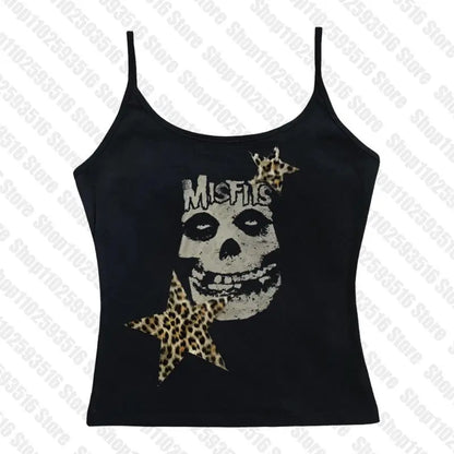 Women’s Gothic Mini Dress – Y2K Punk Emo Harajuku Black Graphic Party Dress Summer