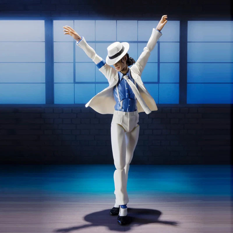Michael Jackson Smooth Criminal Action Figure — MJ Thriller Moonwalk Model Toy, Joint Movable Collectible, Christmas Gift