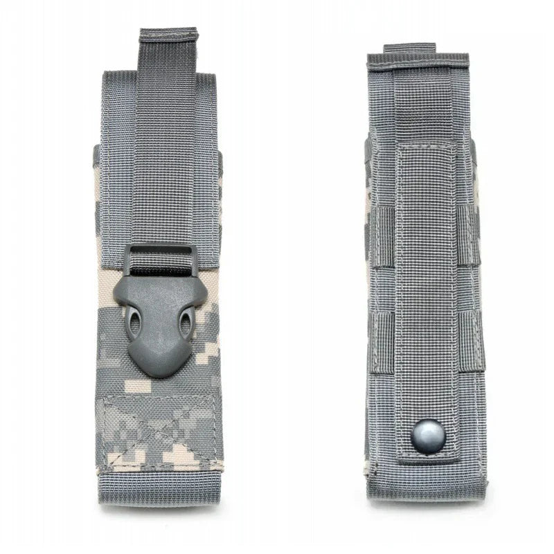 Tactical MOLLE EDC Waist Bag – Outdoor Flashlight & Tool Pouch for Camping, Hiking, Hunting & Field Use