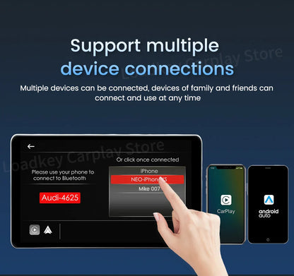 CarlinKit 5.0 & 4.0 Wireless CarPlay & Android Auto Adapter — Waze, Music, Spotify for Audi, Golf, Peugeot, Mazda, KIA, Mercedes, MG