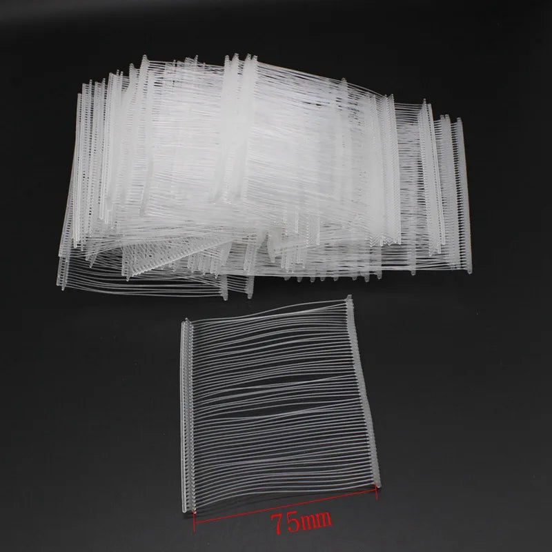 1000pcs Tagging Gun Barbs — 10/15/20/35/50/75mm Plastic Tag Pins Fasteners