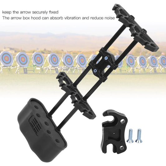 Portable 5-Arrow Quiver – Buckle-Type Bow Holder Box for Outdoor Archery Equipment