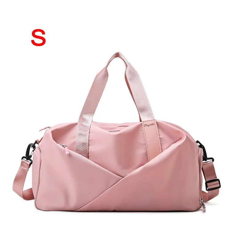 Women's Sports Gym Bag - Travel Dry Wet Tote, Multifunctional Weekend Duffle for Fitness, Yoga & Swimming