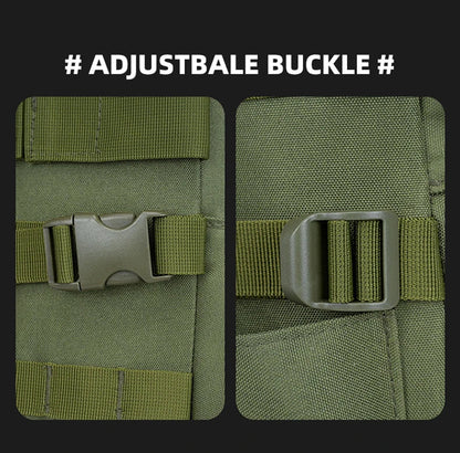Tactical Fishing Backpack – Multifunctional Tackle Bag with Rod Holders, Molle Storage for Fishing, Camping & Hiking