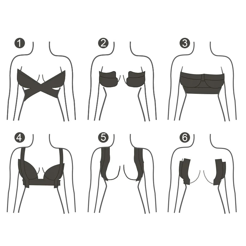 Boob Tape Push Up Breast Lift Tape – Invisible Adhesive Bra & Nipple Covers for Women, Seamless Lift & Bust Support Accessories
