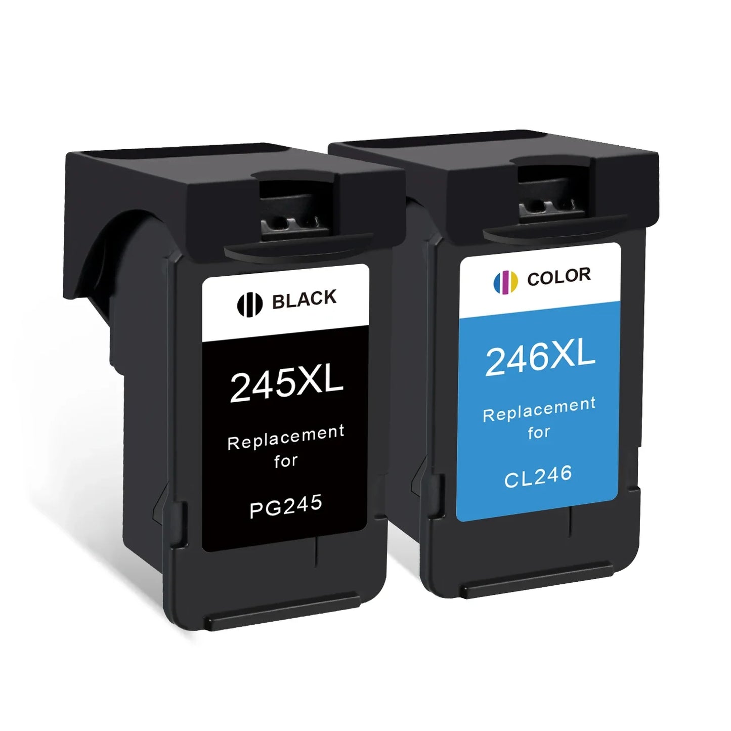 245XL / 246XL Ink Cartridge Replacement for Canon – PG Compatible High Yield Ink for PIXMA iP2820, MX492, MG2420, MG2520, MG2920 & TS202 Printers