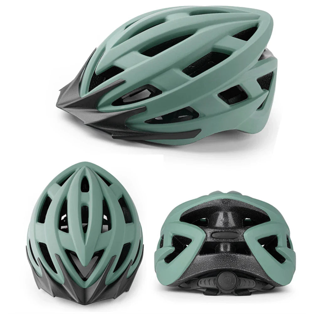Bike Helmet for Adults - Lightweight with Adjustable Side & Chin Strap, Fits 58-62cm, Men & Women Cycling Accessories
