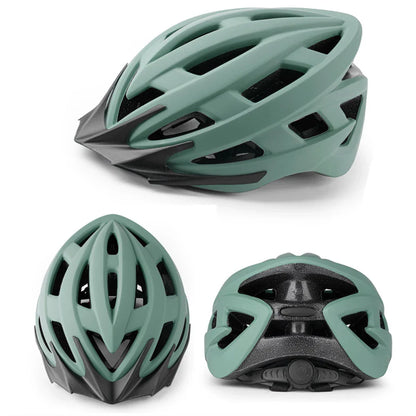 Bike Helmet for Adults - Lightweight with Adjustable Side & Chin Strap, Fits 58-62cm, Men & Women Cycling Accessories