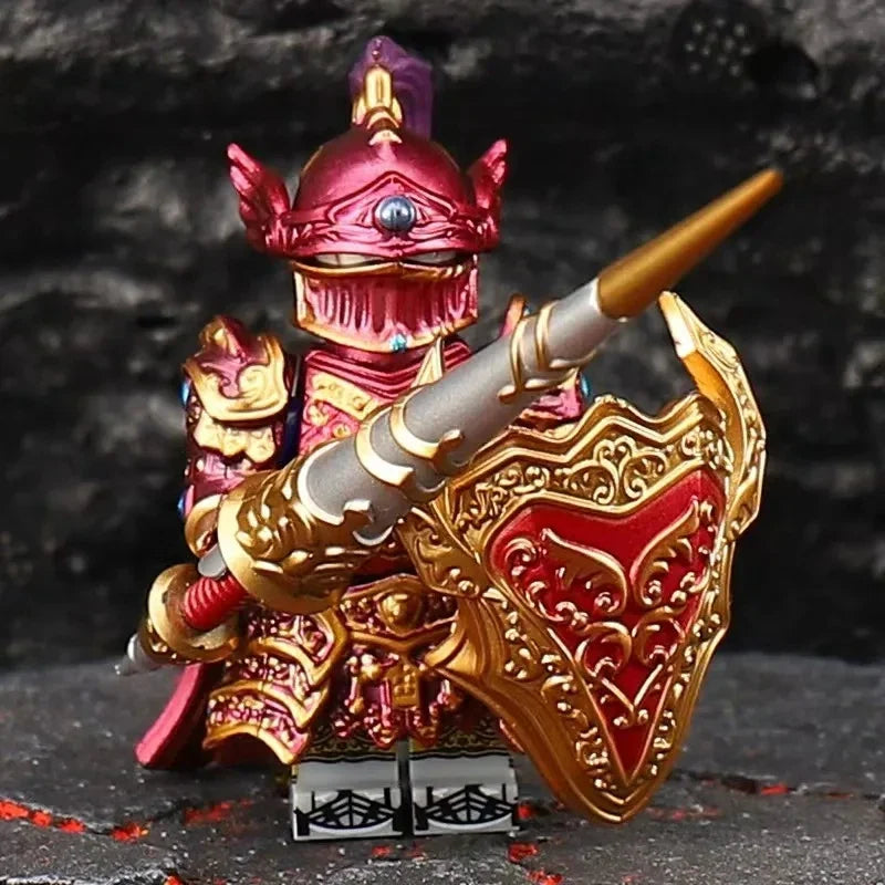 2025 GP201 Lich King Medieval Round Table Building Block Set – Knights Anime Action Figure Model Toy for Collectors & Gifts