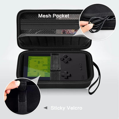 Hard Case for Analogue Pocket Handheld Console — Portable Mini Game Player Storage Bag for Game Cards