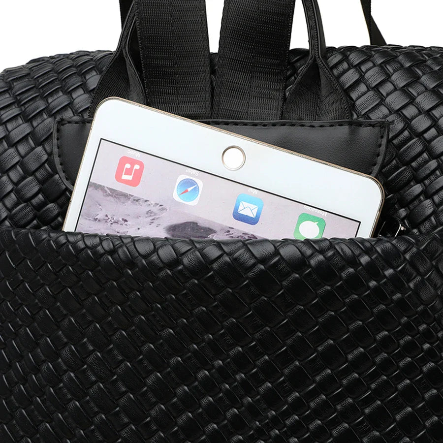 Luxury Women's Designer Backpack - High-Quality Leather, Large Capacity, Multifunctional Travel Mochila for Girls