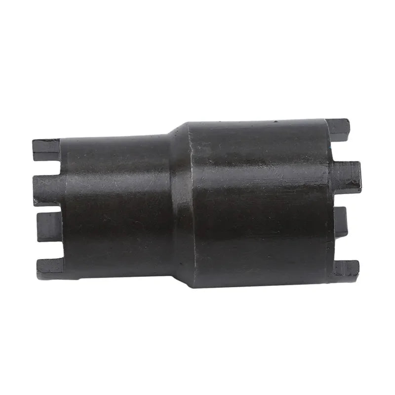 Motorcycle Nut Removal Tool – Black Double-Headed Clutch Lock Nut Wrench for Motorcycle Repair