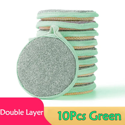 Double-Sided Dishwashing Sponges - Multi-Pack Kitchen Cleaning Brush for Pots, Pans & Dishes