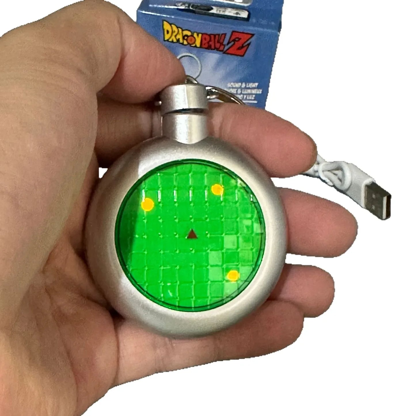 Dragon Ball Glow Sound Keychain – Creative Backpack and Car Pendant, Collectible Figure Key Ring Toy Gift for Kids