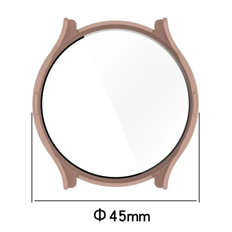 Tempered Glass Case for Garmin Venu 3/3S – Smartwatch Protective Cover with Screen Protector Bumper Shell