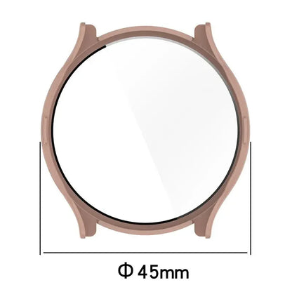 Tempered Glass Case for Garmin Venu 3/3S – Smartwatch Protective Cover with Screen Protector Bumper Shell