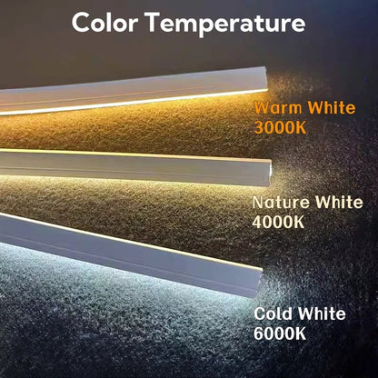 DC12V Flexible LED Neon Rope Light – Waterproof Silicone Strip Lamp for Cabinet, Closet & Recessed Lighting (4–10mm)