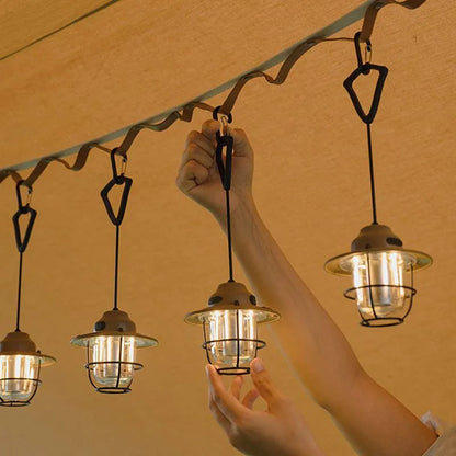 ShineTrip Outdoor Vintage Pendant Light - Portable Rechargeable Camping Ambient Light for Tents