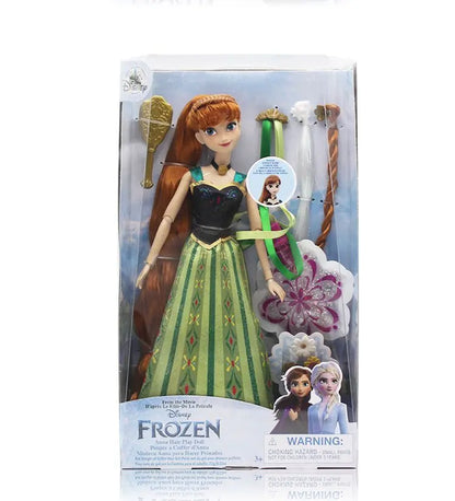 Disney Princess Frozen Elsa & Anna Classic Dolls – Anime Action Dress-Up Toy for Girls’ Gift
