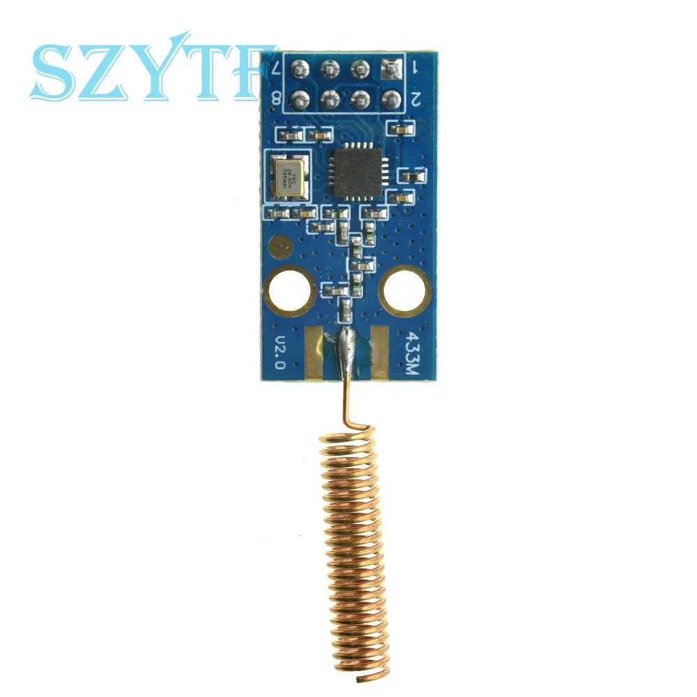 CC1101 433MHz Wireless Transceiver Module with SMA Antenna – Compatible with Arduino Projects