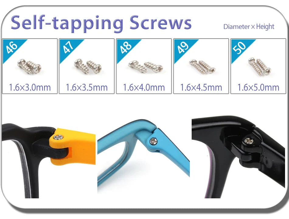 Eyeglass & Sunglass Repair Kit | Mini Screwdriver, Screws, Nuts, Nose Pads & Optical Tool Set