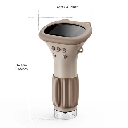2.0 Inch Mini Pocket Microscope - 1000X Handheld Kids Science Experiment Tool, Outdoor STEM Toy for Children