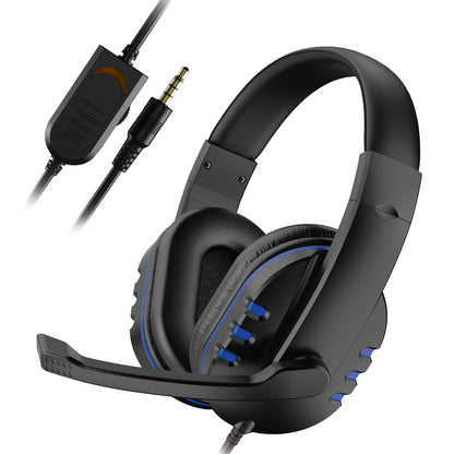 3.5mm Wired Gaming Headset — Headphones with Microphone for PS4, PC, Music & Chat