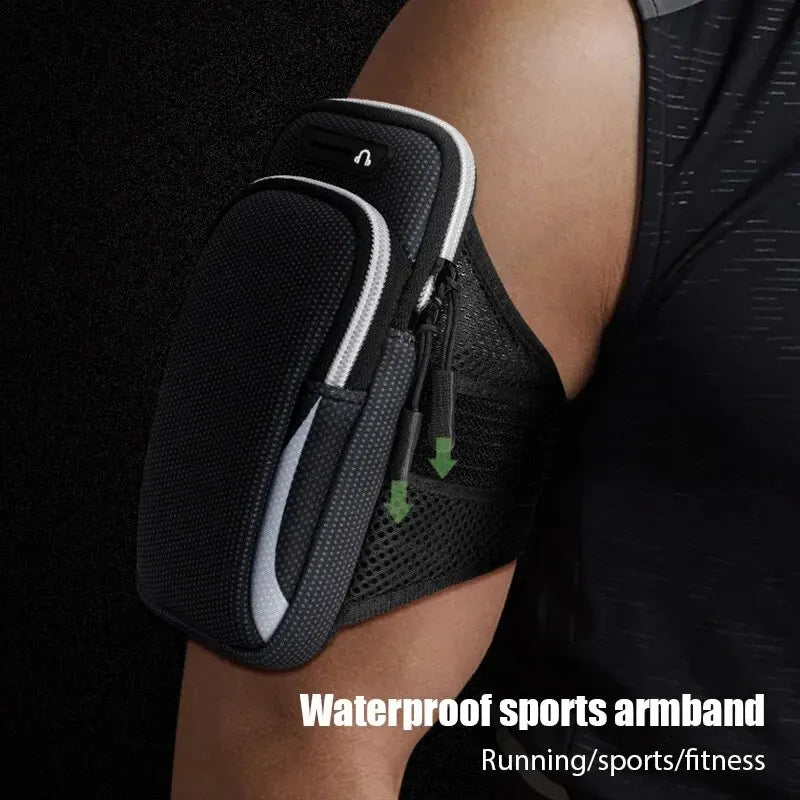 Universal Sports Armband Phone Case – Running Arm Holder for iPhone, Xiaomi, Huawei Phones Up to 6.5"-7.2"