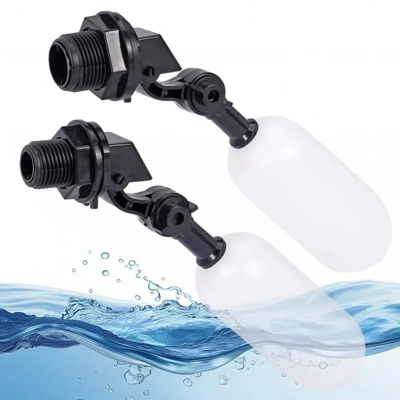 DN15/DN20 Automatic Float Valve - Adjustable Water Tank Level Control with Plastic Float Ball