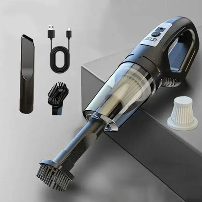 Wireless Handheld Vacuum Cleaner – Powerful Suction, Quick-Charge Rechargeable Cleaner for Car, Home & Pet Hair