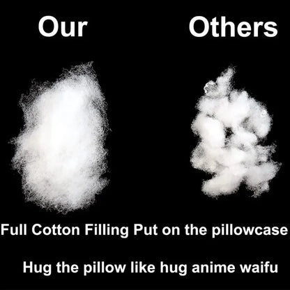 Full Body Pillow Insert – 50x160cm/50x150cm/120x40cm Long White Hug Pillow, Anime Dakimakura Rectangle Cushion
