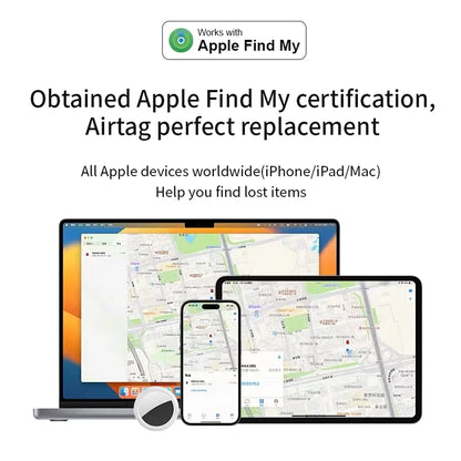 Airtag Bluetooth GPS Tracker – IPX5 Waterproof Sport Finder for Kids, Elderly, Pets, iPhone Find My