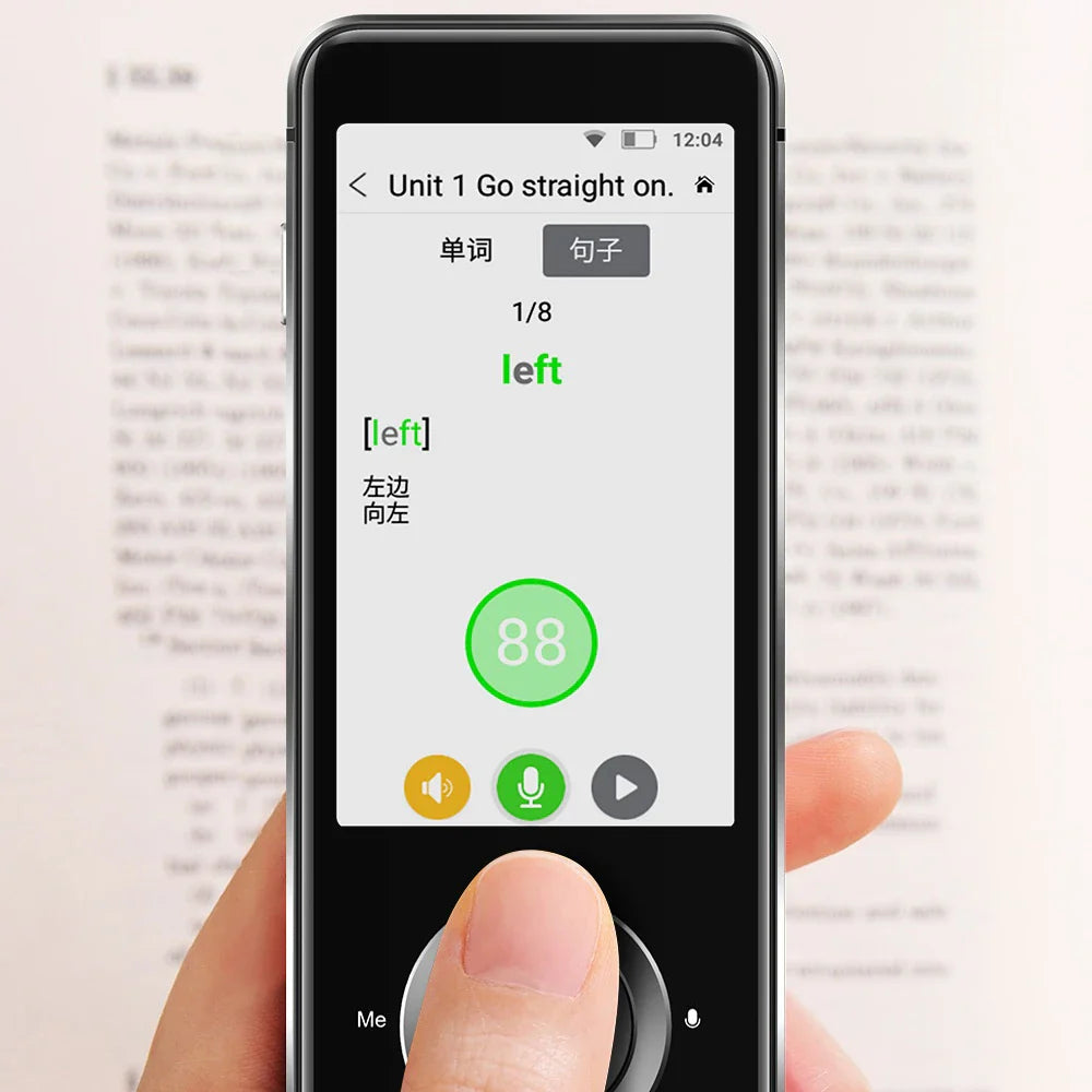 Newest M9 Instant Voice Translator – Portable Smart Language Translator, Real-Time Translation, Supports 12 Offline Languages