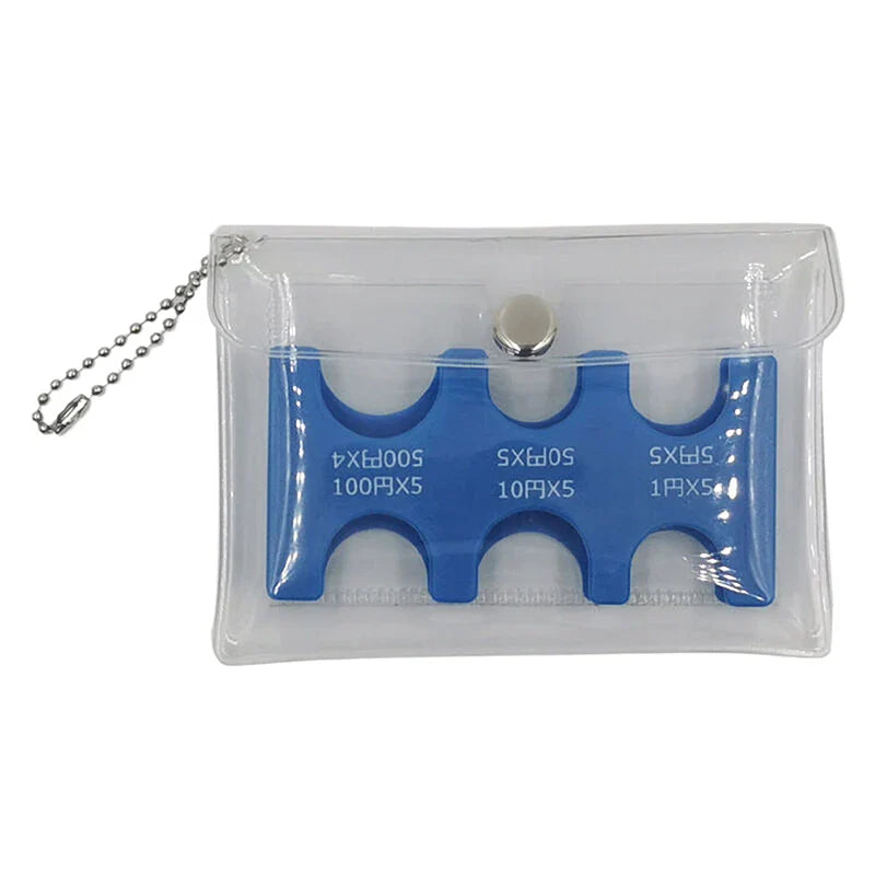 Coin Dispenser Wallet Organizer – Mini Japan Coin Holder for Car, Coin Changer & Storage Purse