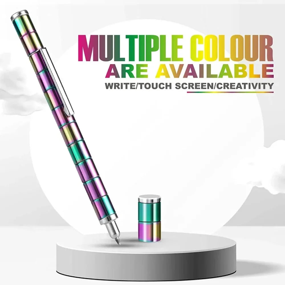 Decompression Magnetic Fidget Pen – Multifunctional Novelty Pen for Relieving Stress, Perfect Gift for Friends