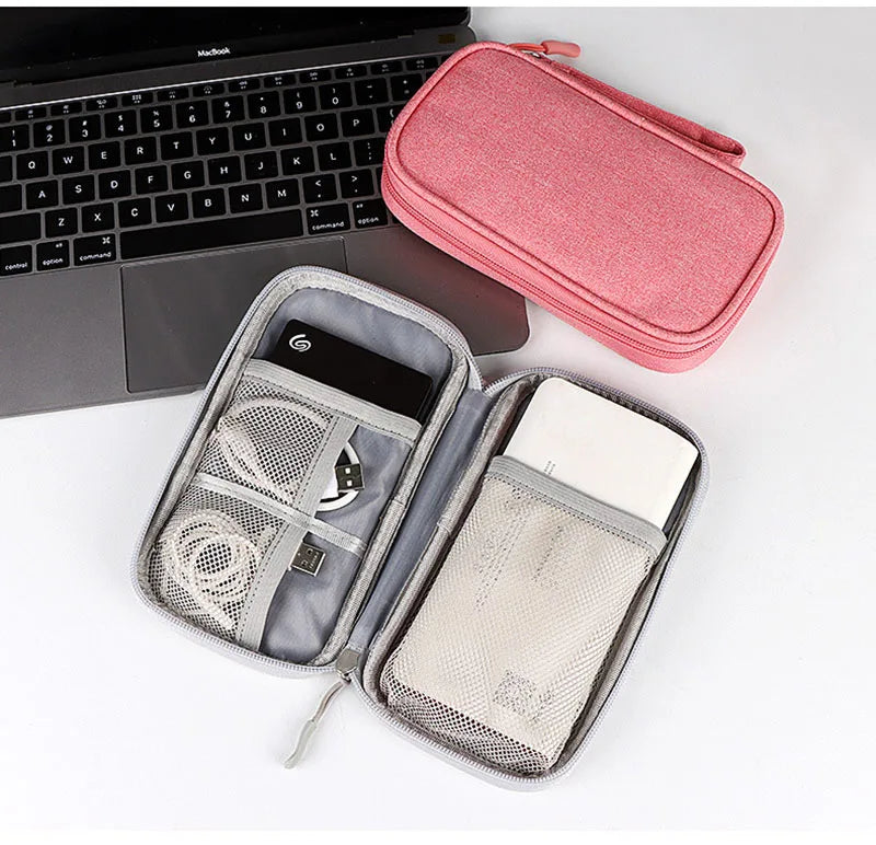 Waterproof Travel Cable Organizer Bag – Portable Digital Storage Pouch for Electronic Accessories