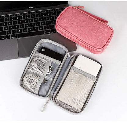 Waterproof Travel Cable Organizer Bag – Portable Digital Storage Pouch for Electronic Accessories