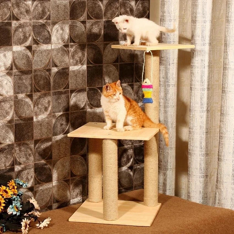 Natural Sisal Rope for Cat Scratchers – 20/50M, 4/6/8MM DIY Toy, Scratching Post & Furniture Protector