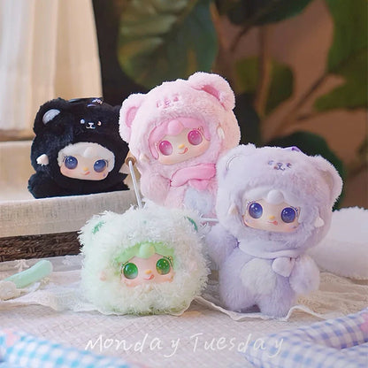 Yooki 4th Gen Blind Box – Take A Bit Small Bear Plush Toy Keychain Backpack Pendant Mystery Gift