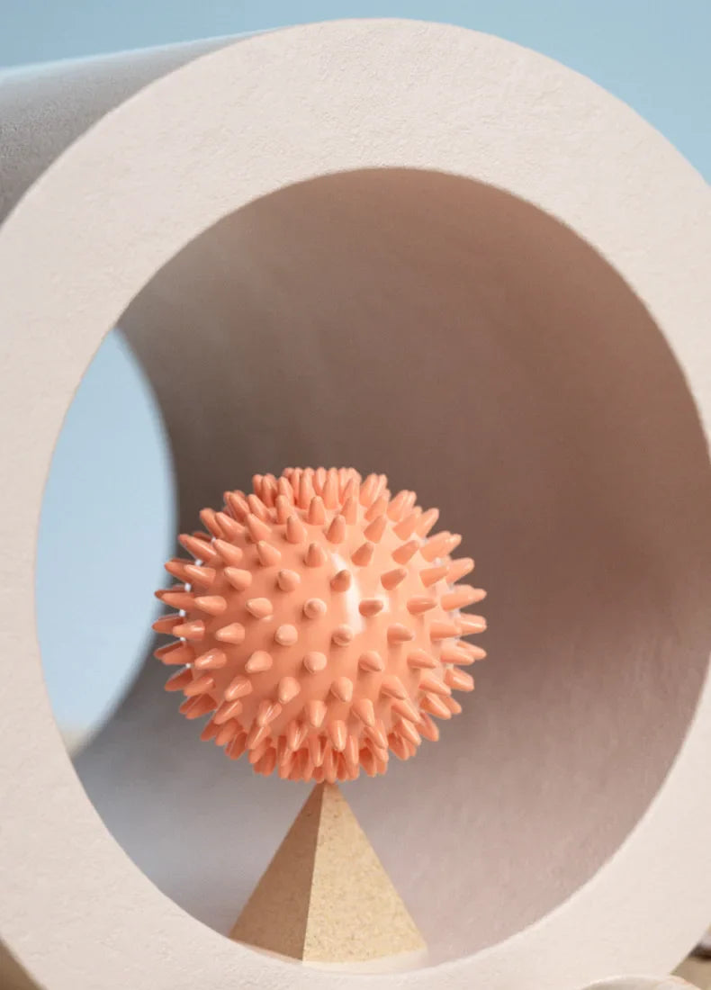 Durable PVC Spiky Massage Balls – 6cm Hedgehog Trigger Point Pain Relief for Hand, Foot & Plantar Fasciitis