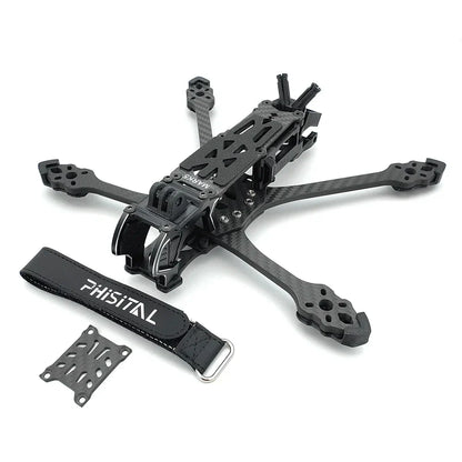 PhiSital Mark5 DC/X O4 Pro 5-Inch Carbon Fiber FPV Frame Kit – RC Freestyle Racing Drone DIY Parts