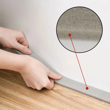 4M Foam Self-Adhesive Sealing Strip - Wearable Sliding Dustproof Sponge Tape for Door & Window - Soundproof Home Insulation